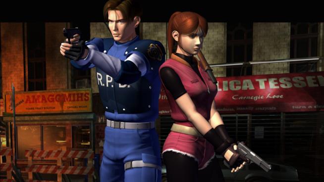 Resident Evil 2 festeggia 20 anni di terrore Leon Kennedy e Claire Redfield da RE2