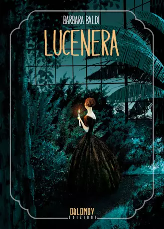 La copertina di Lucenera, primo fumetto di Barbara Baldi La cover del fumetto d'esordio di Barbara Baldi
