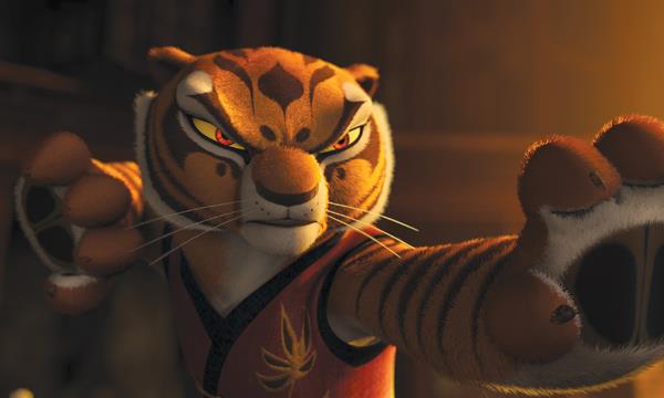 Tigre in Kung Fu Panda 2 diventa la migliore amica di Po Tigre