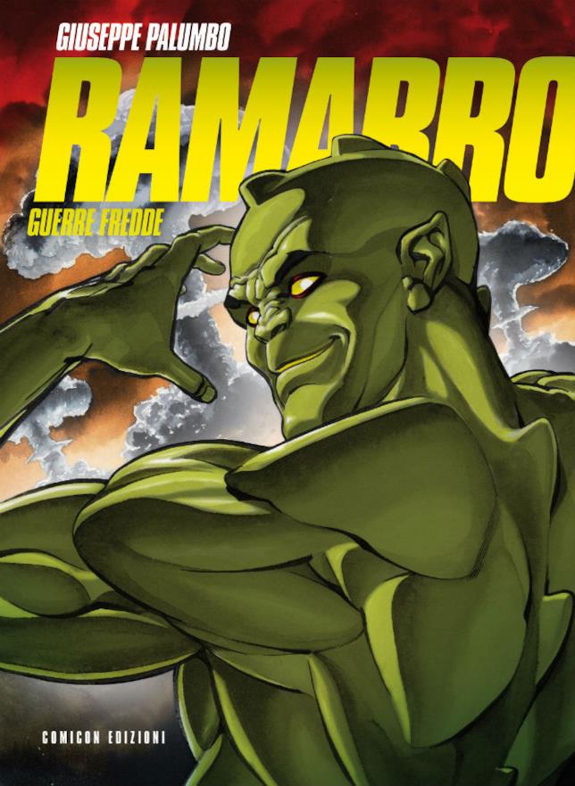 La copertina di Ramarro disegnata da Giuseppe Palumbo La cover del fumetto Ramarro