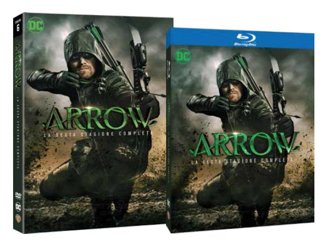 La sesta stagione di Arrow in Home Video La sesta stagione di Arrow in DVD e Blu-ray
