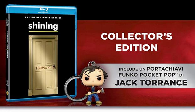 Il film, il portachiavi e il terrore! Confezione del film e portachiavi Funko di Shining