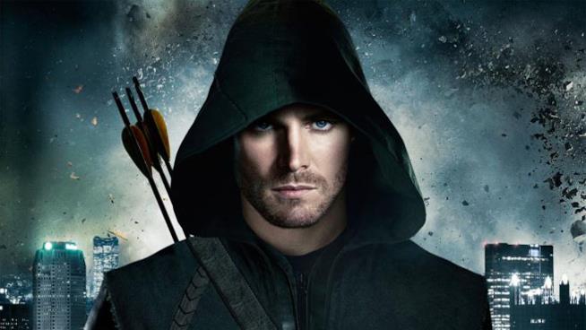 L'attore Stephen Amell è Oliver Queen nella serie tv Arrow Stephen Amell nei panni di Oliver Queen