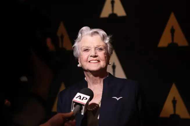 L'attrice Angela Lansbury Angela Lansbury