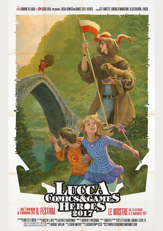 Lucca Comics & Games, il manifesto dell'edizione 2017 Il manifesto di Lucca Comics & Games
