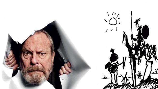 Terry Gilliam intenzionato a riprendere il suo sfortunato progetto su Don Chisciotte Il regista Terry Gilliam e il disegno di Don Chisciotte di Picasso