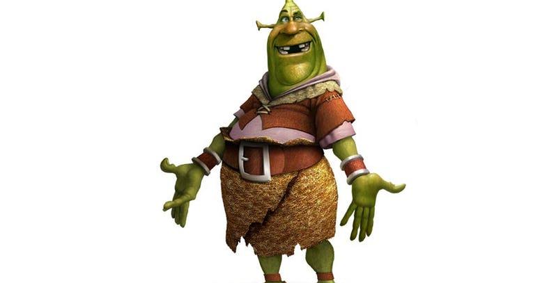 Una nuova versione del personaggio Shrek Concept Art: Shrek