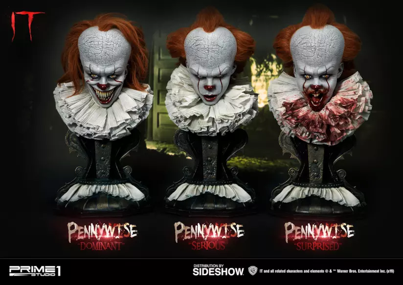 I nuovi busti di Pennywise ti terrorizzeranno - GALLERY I terrificanti busti di Pennywise