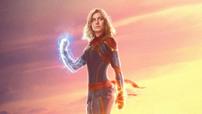 Captain Marvel: nuovo logo del film; il primo teaser questa settimana Brie Larson è Captain Marvel in una fanart