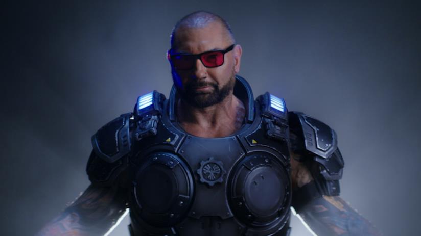 Dave Bautista sarà un personaggio giocabile in Gears 5 Dave Bautista nel teaser promozionale per Gears 5