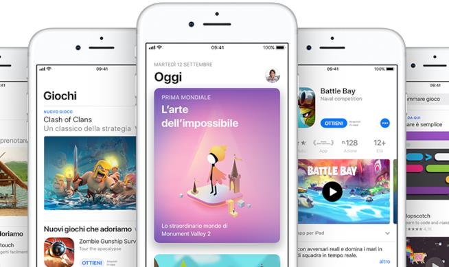 Per Apple si ipotizzano 2 miliardi di dollari di ricavi entro il 2020 con Search Ads su App Store Alcune schermate di App Store su iPhone