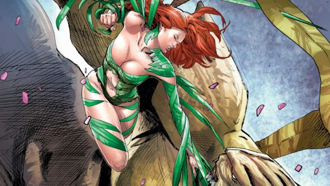 Il nuovo trailer di Injustice 2 schiera in campo Poison Ivy Poison Ivy in un artwork ufficiale della DC Comics