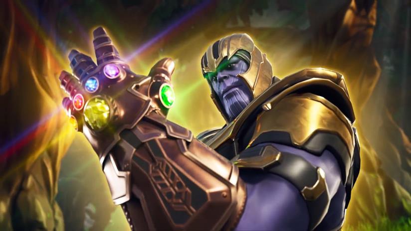 Fortnite, l'evento di Thanos potrebbe tornare per il primo trailer di Avengers 4 Thanos scatena i suoi poteri in Fortnite
