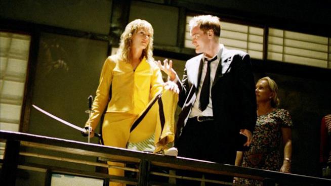 Kill Bill 3: Tarantino afferma che c'è una possibilità Tarantino sul set di Kill Bill