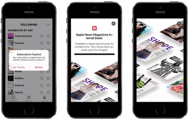 Apple News Magazines potrebbe essere tra i protagonisti dell'evento del 25 marzo La splash page di Apple News Magazines trovata in una beta di iOS 12.2