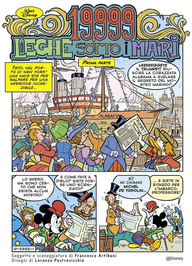 Topolino: 19900 leghe sotto i mari Topolino (numero 3355): 19900 leghe sotto i mari