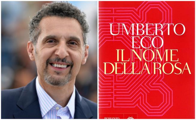 Il Nome della Rosa: la serie TV ha iniziato le riprese John Turturro e copertina de Il Nome della Rosa