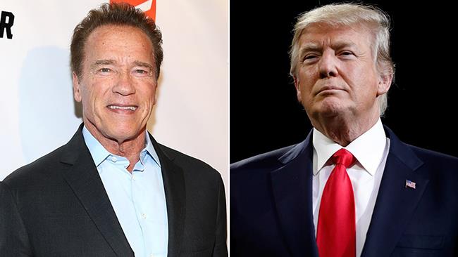Terminator 6: Arnold Schwarzenegger scherza sul coinvolgimento di Trump nel film Arnold Schwarzenegger e Donald Trump in due foto ufficiali