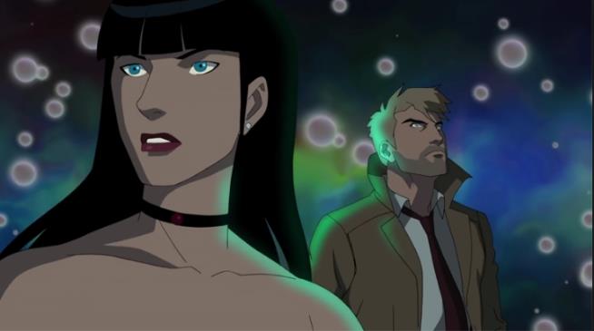 Justice League Dark: confermato John Constantine! In foto: Zatanna e John Constantine