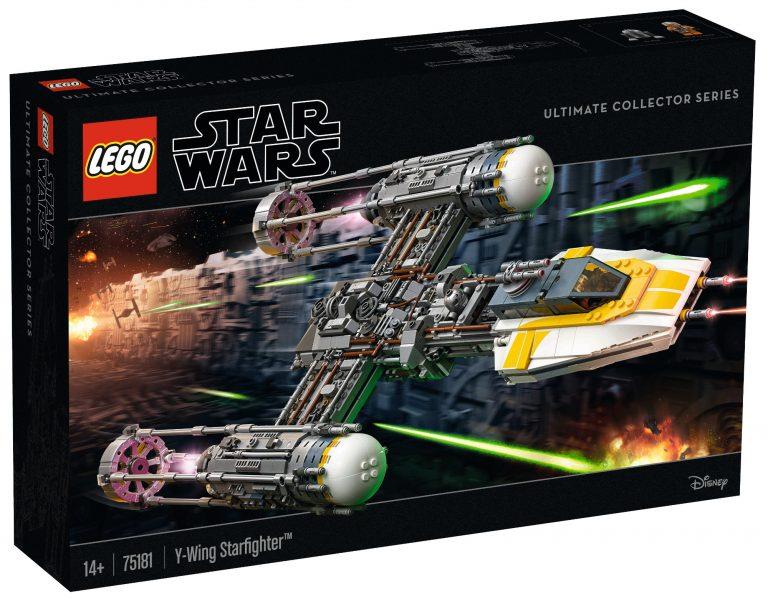 LEGO Star Wars UCS Y Wing 75181 Box Il box ufficiale del set Star Wars Ultimate Collector Series Y-Wing Starfighter di LEGO
