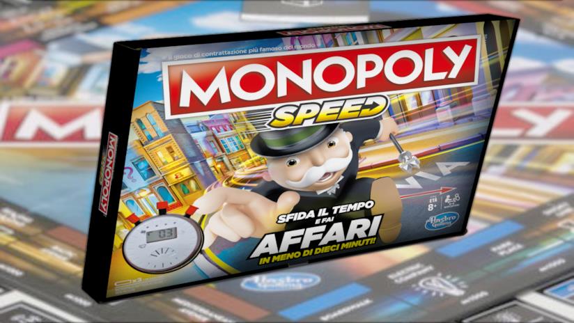 Con Monopoly Speed una partita in appena 10 minuti Monopoly Speed