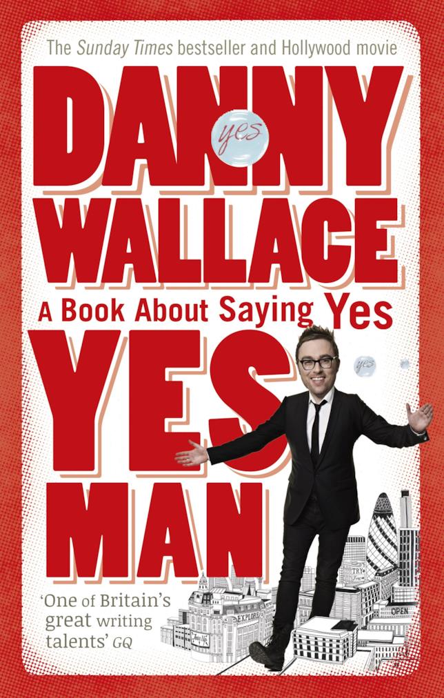 La copertina dell'autobiografia di Danny Wallace Il romanzo autobiografico Yes Man