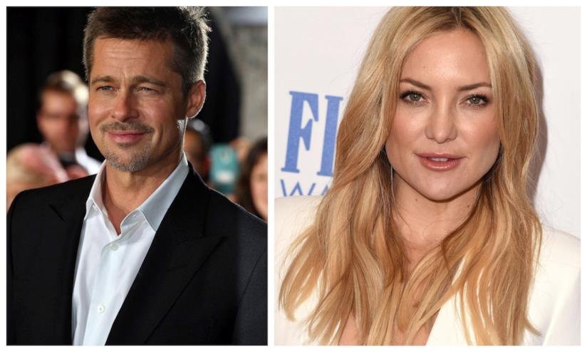 Brad Pitt e Kate Hudson hanno una relazione? Primo piano di Brad Pitt e Kate Hudson