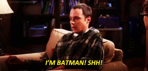 Sheldon dice I'm Batman GIF con Sheldon che dice I'm Batman