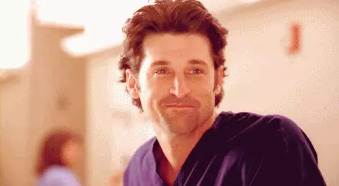 Lo sguardo di Derek Shepherd Una gif di Derek Shepherd