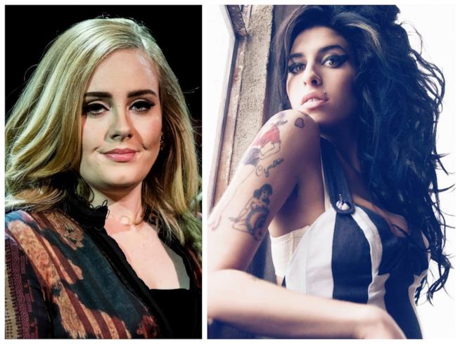Adele omaggia Amy Winehouse su Instagram Primo piano di Adele e Amy Winehouse