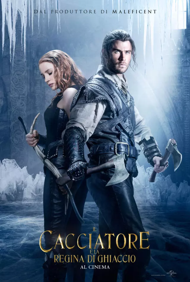 Il Cacciatore e la Regina di Ghiaccio: gli amanti Poster degli amanti de Il Cacciatore e la Regina di Ghiaccio
