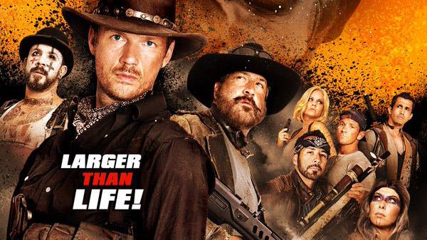 N Sync, Backstreet Boys e altre boy band anni '90 si uniscono in un nuovo western a tema zombie Dettaglio della locandina di Dead 7