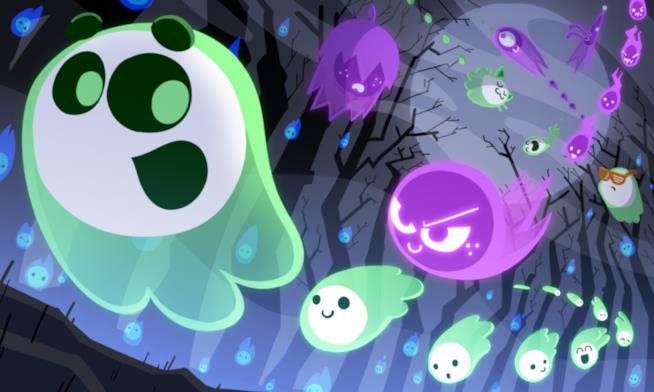 Google celebra Halloween 2018 con un doodle-gioco multiplayer Un'immagine promozionale del Doodle-gioco di Google per Halloween 2018