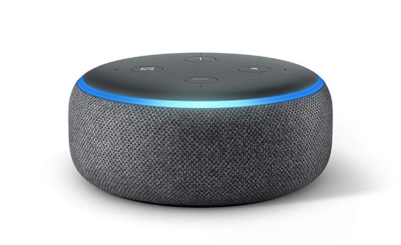 Amazon Echo Dot è uno degli altoparlanti smart del colosso dell'e-commerce Immagine stampa di Amazon Echo Dot