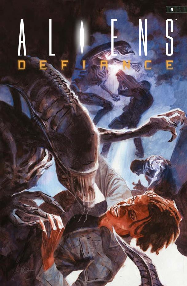 In Aliens Vol. 3 gli Xenomorfi sono sempre più letali Aliens Vol. 3, copertina di Massimo Carnevale
