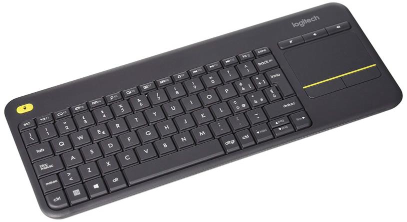 Logitech K400 Plus Tastiera Wireless con Touchpad in offerta per l'Amazon Prime Day Logitech K400 Plus Tastiera Wireless con Touchpad