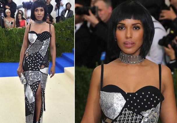 Kerry Washington ai Met Gala 2017 Kerry Washington sfila ai Met Gala