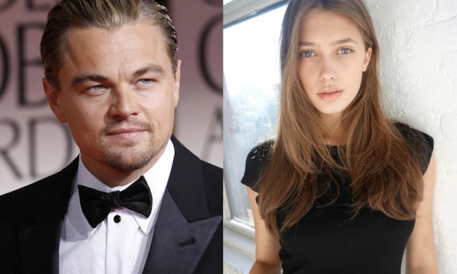 Leonardo DiCaprio frequenta la modella Chelsey Weimar Primo piano di Leonardo DiCaprio e Chelsey Weimar