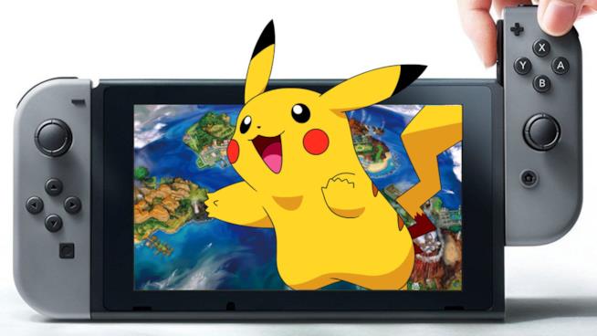 Pokémon, prime indiscrezioni per il gioco di ruolo in uscita su Nintendo Switch Pikachu con un Nintendo Switch
