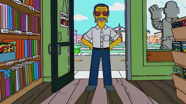 Stan Lee in Papà Incacchiato I Simpson Stan Lee