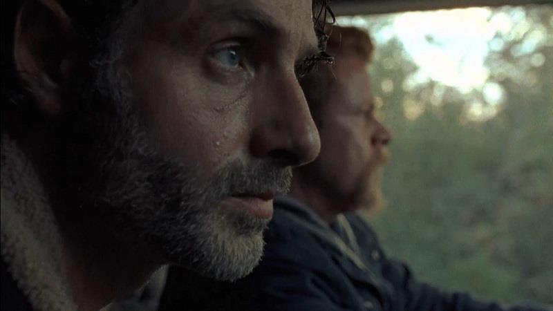 Rick Grimes in The Walking Dead Unos catto dal set di The Walking Dead