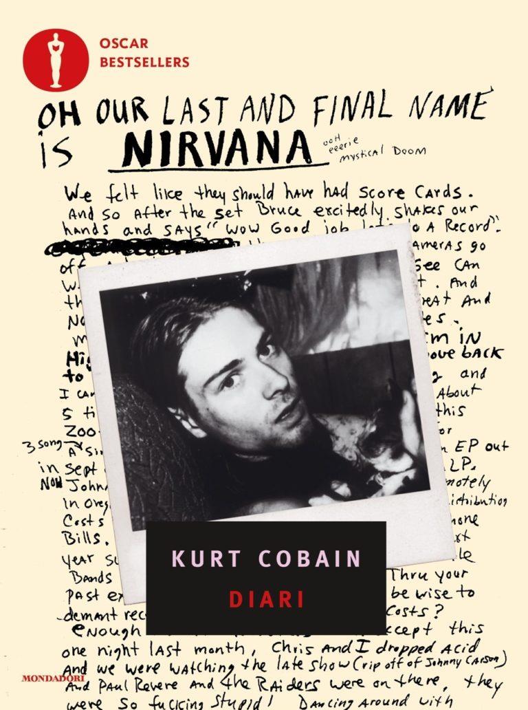 La cover dei Diari di Kurt Cobain La copertina dei veri Diari di Kurt Cobain
