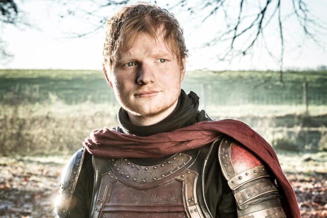 Ed Sheeran scappa da Twitter dopo Game of Thrones Ed Sheeran in Game of Thrones