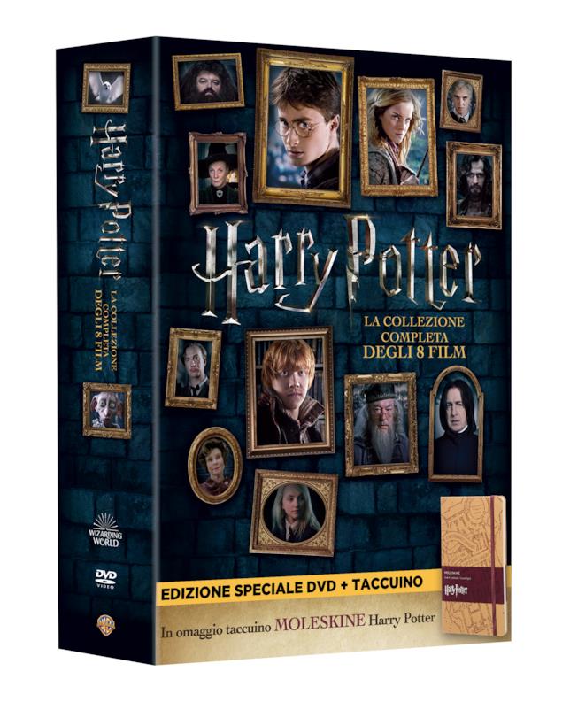Harry Potter la Collezione Completa con taccuino Moleskine Harry Potter la Collezione Completa DVD con taccuino Moleskine