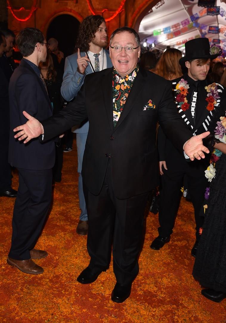 John Lasseter John Lasseter alla prima di Coco
