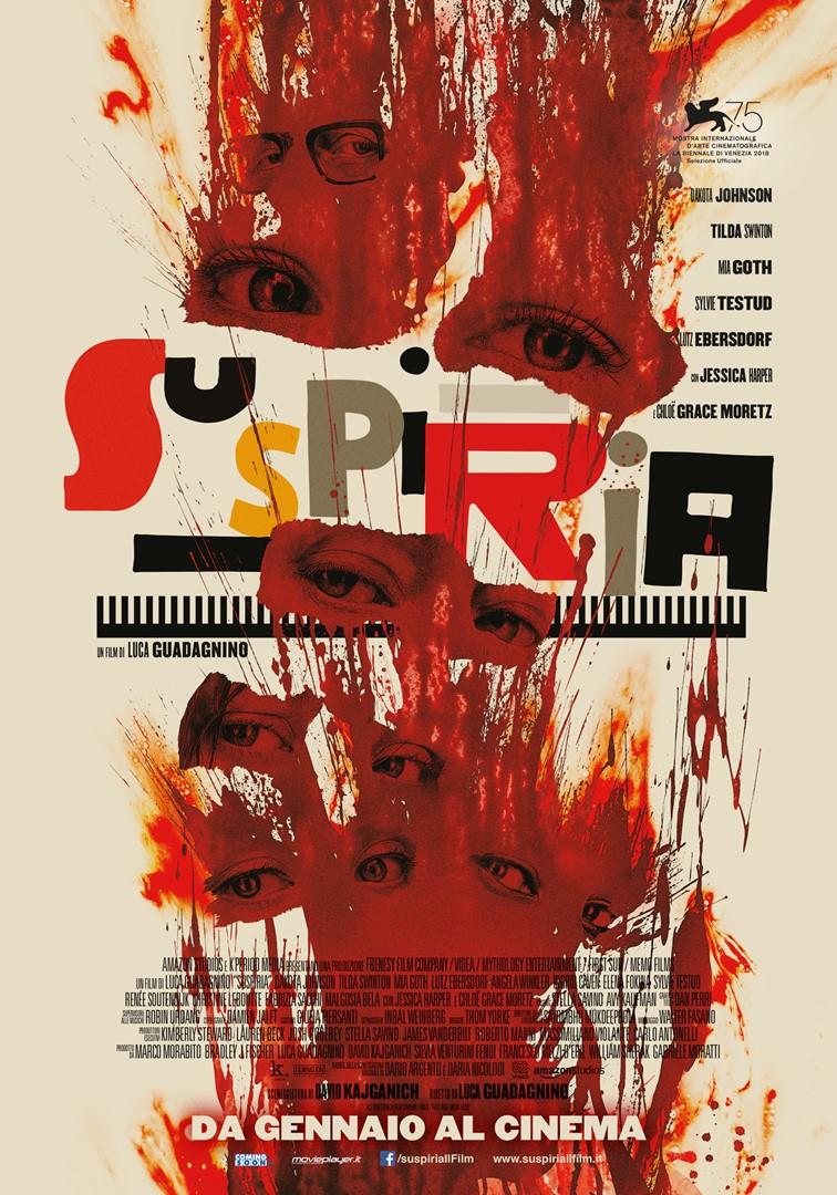 Suspiria, da gennaio al cinema Poster italiano di Suspiria