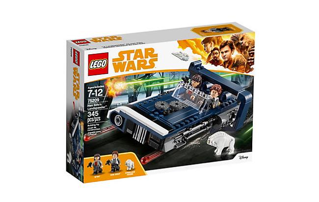 75209 LEGO Il Landspeeder di Han Solo Dettagli sul box del set di LEGO Il Landspeeder di Han Solo