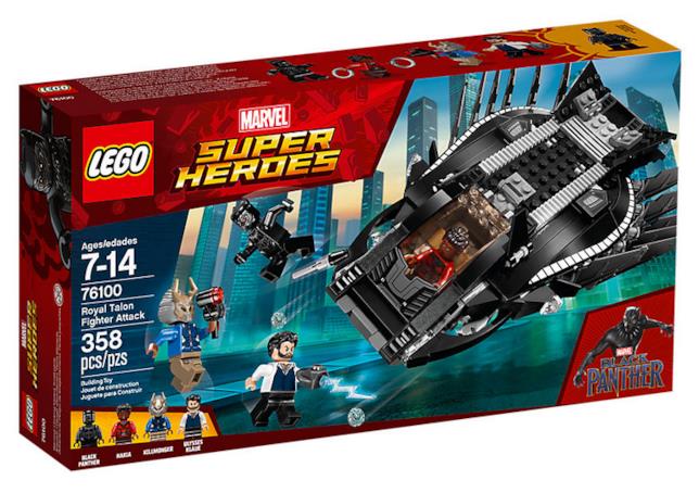 Il box del set L'attacco del Royal Talon Fighter di LEGO Dettagli del box L'attacco del Royal Talon Fighter di LEGO