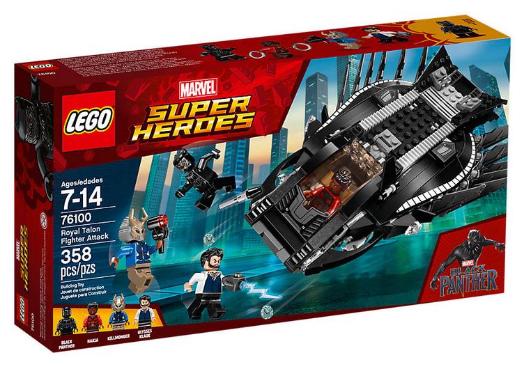 Il box del set L'attacco del Royal Talon Fighter di LEGO Dettagli del box L'attacco del Royal Talon Fighter di LEGO