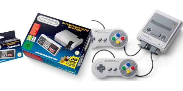 Anche le mini console Nintendo in offerta su Amazon NES e SNES Mini in sconto per il Black Friday 2018